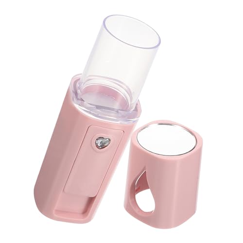 VALICLUD mini facial pequeño para limpieza facial profunda Buque de vapor mini rociador facial accesorios faciales señor portátil abdominales rosa