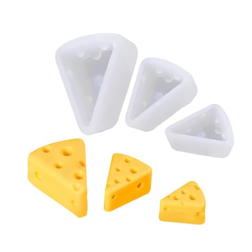 Cabilock 1pc Silicone Cheese Mold for Cake Fondant Baking Non-stick Creative Baking Tool Silicone Mould for Home and