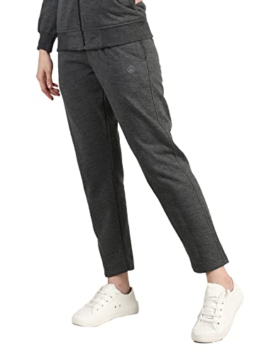 Image of CHKOKKO Women High Rise Gym Wear Sports Fitness Relaxed Track Pant