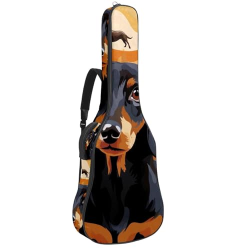 Sac de transport étanche pour guitare acoustique de 101,6 cm avec éponge