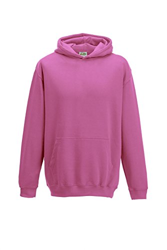 Sweat à capuche rose papillons pour fille 5-6 ans en coton doux