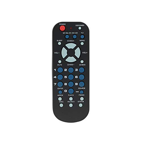 2 Pack Replacement For Rca 3-Device Universal Remote Control Palm Sized - Compatible With Digital Stream Digital Tv Converter Box - Remote Code 2303 #TOP3