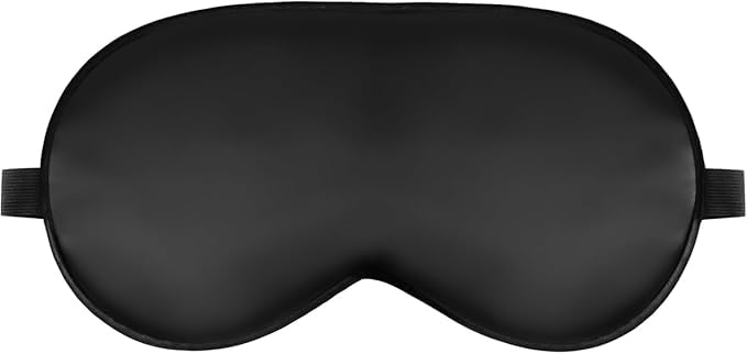 Prax Decor Eyelash Sleeping Eye Mask for Women & Men, Soft Padded Eyeshade Blindfold for Travel, Nap & Night Sleeping – Black (Free Size)