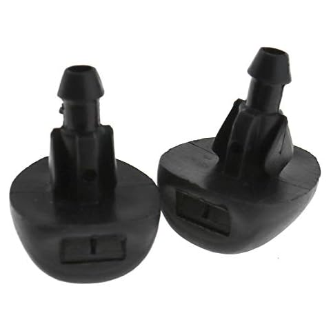 ENET Auto Car 2pcs Front Windscreen Mist Water Washer Spray Jets Fits Cover