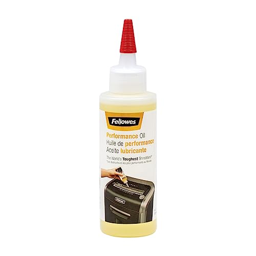 Fellowes Shredder Oil for Micro Cut and Cross Cut Paper Shredders 120ml - Shredder Oil Lubricant