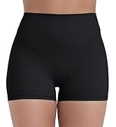 Sunzel Booty Contouring Biker Shorts for Women – High Waist Tummy Control Soft Squat Proof Thong ...