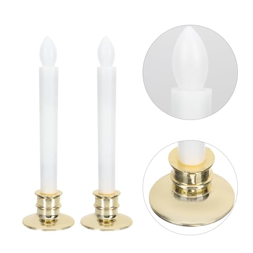 Velas LED Largas SHINEOFI Evitan Manchas de Cera en Bodas e Iglesias 5