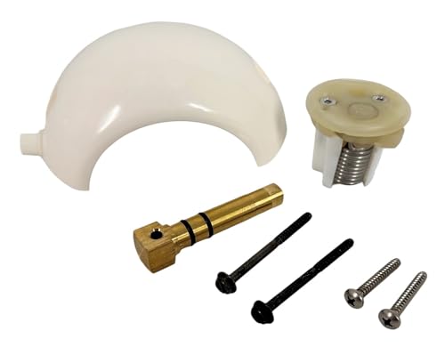 Image of Pellethead Dometic 385318162 Flush Ball & Shaft Assembly Kit for RV Toilets Fits Sealand VacuFlush Traveler Models Replaces 600342537 600342766 9108559136 318162