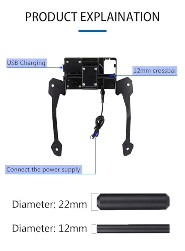 Support GPS BMW F850GS Adventure - Support Téléphone Navigation Moto