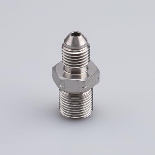 Image of AC PERFORMANCE 3AN Male to M12x1.0 Inverted Flare Brake Fitting SS