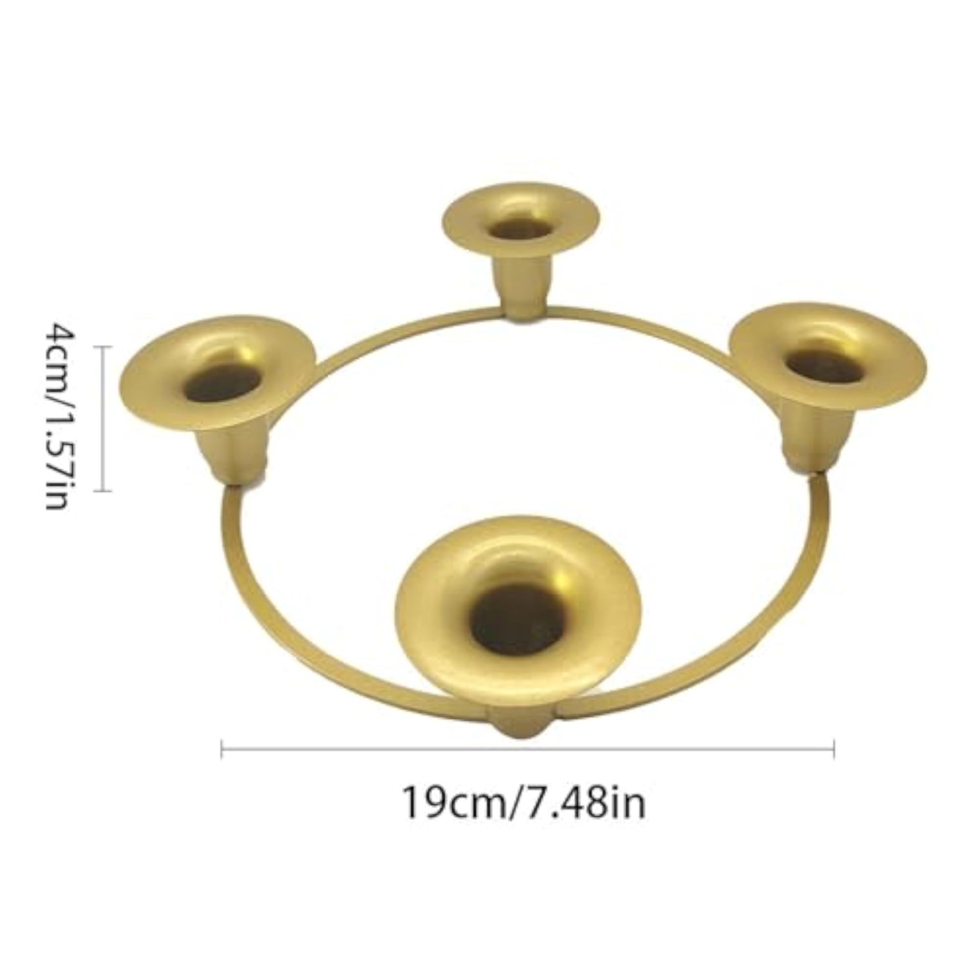 Metal Candlestick Decoration Candle Holder for Christmas