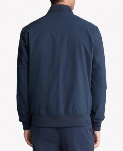 Calvin Klein Men's Matte Logo Zip Bomber Jacket2