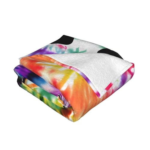 Parure de lit en flanelle Bear Dancing couverture en microfibre 101x76 cm
