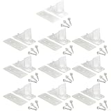 Schneefang-Kit für Metalldächer 10-tlg PC Gummi(Transparent)