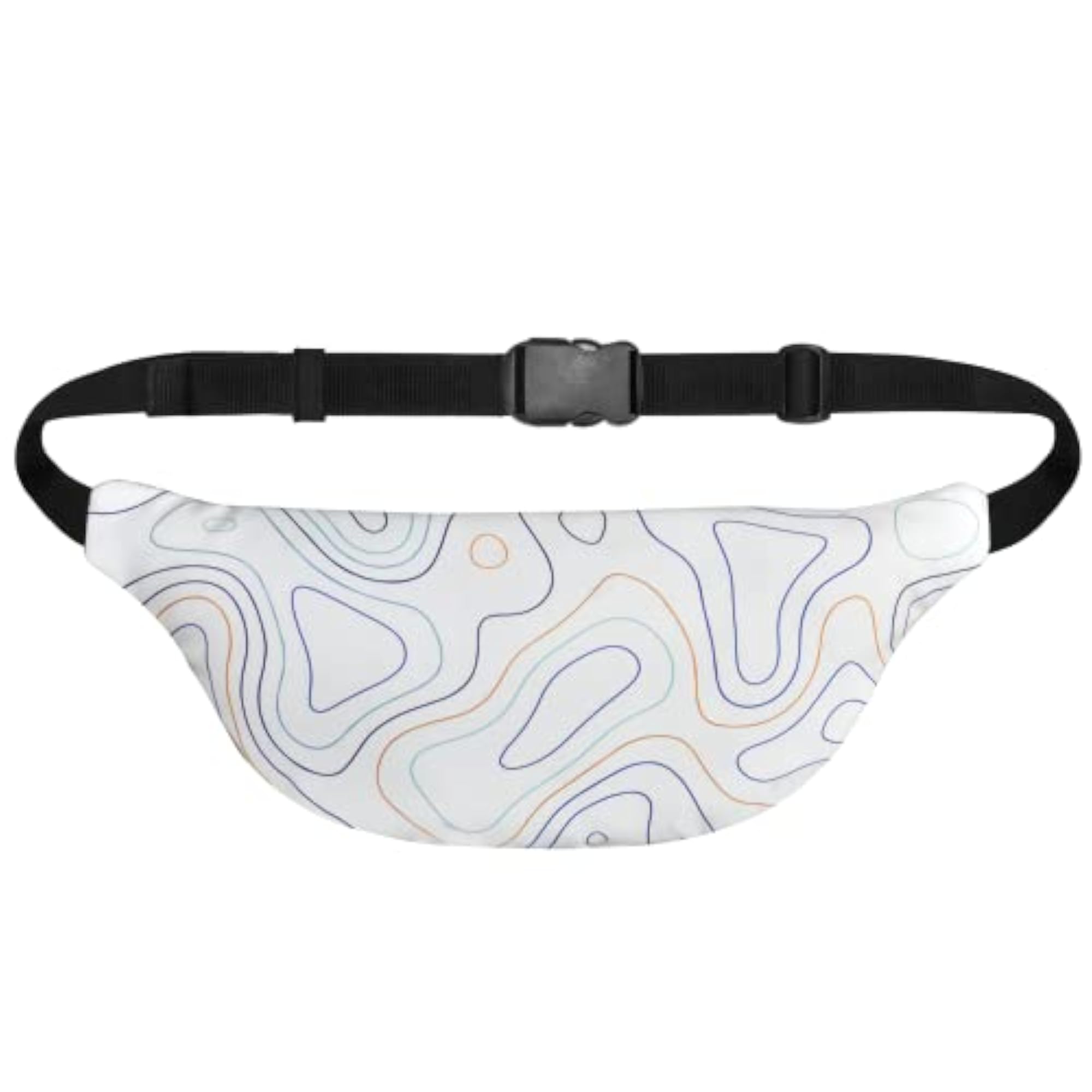 Unisex Premium Printed Leather Waist Pack Slinger Bag