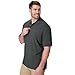 Hanes mens Short Sleeve X-temp W/ Freshiq Polo Shirt, Charcoal Heather, 3X-Large US