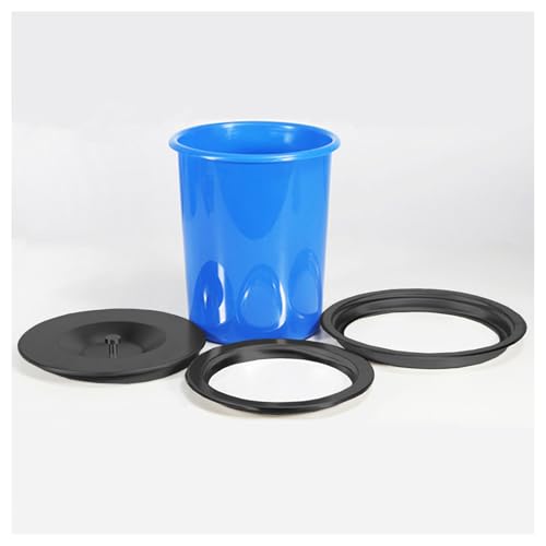 Caneca de basura empotrada redonda 5L negra