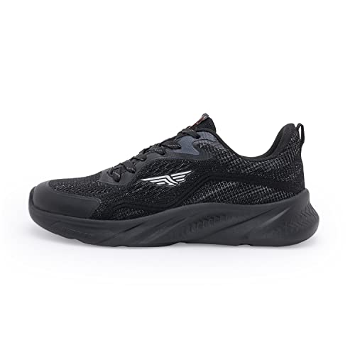 Image of Red Tape Men Black Walking Shoes