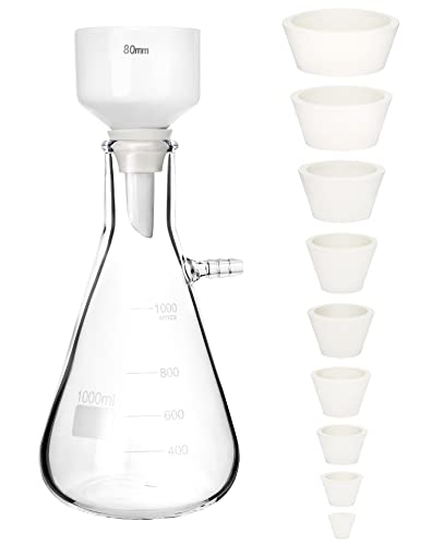 Qwork WD10227 1000Ml Buchner Funnel Kit Filter Flask Set thumb #7