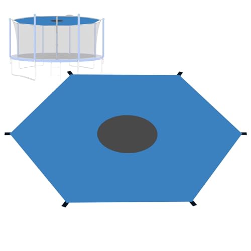 Cubierta de sombra para cama elástica, cubierta de tienda de trampolín, parasol para camas elásticas anti-UV, toldo impermeable para cama elástica Oxford, cubierta superior de trampolín al aire libre,