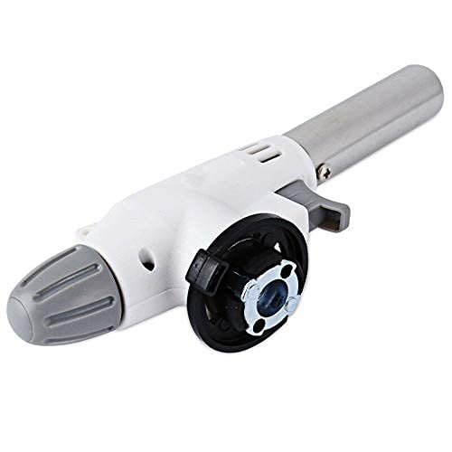 Generic Gas Torch Flamethrower Butane Burner Auto Ignition Camping Welding (Multicolour)