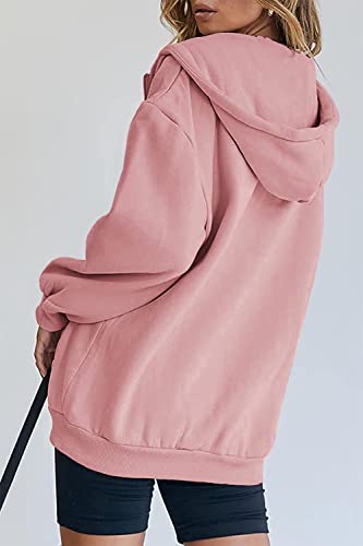 Image of PRETTYGARDEN Women's Fall Zip Up Hoodies Sweatshirts