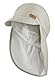 Sterntaler Schirmmütze Nacken Melange - Jungen Mütze aus Baumwoll Mischgewebe - UV-Schutz 50+ Sonnenhut mit Nackenschutz - Futter Batsit (Bio) - Sommer Kopfbedeckung Baby Kinder - blassgrün, Größe 51