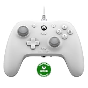 GameSir G7 HE Wired Xbox Controller, Officially Licensed Controller for Xbox Series X|S, Xbox One, Windows 10|11, PC, Video Game Controller with Hall Effect Sticks (White)