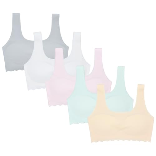 Soft Training Bras for Girls Seamless Wireless Bras for Teens - Main Image