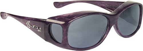 Jonathan Paul Glides Extra-Small Polarized Over Sunglasses ; Purple Haz