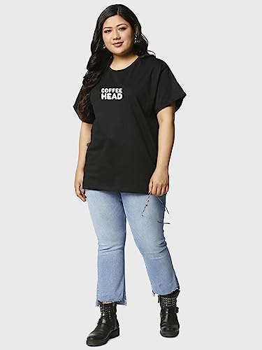 Image of Bewakoof Women's Graphic Oversized Fit T-Shirt