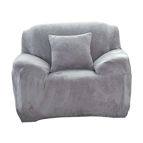 Housse de canapé extensible et épaisse grise pour protéger votre fauteuil - 2