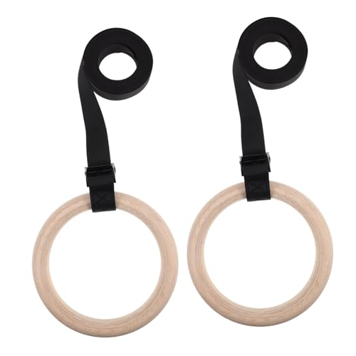 Anillas de Madera Ajustables para Entrenamiento de Fuerza miniatura 1