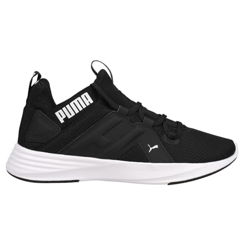 PUMA Puma Unisex-Child Contempt Demi Sneaker, Black White, 2 M US Little Kid
