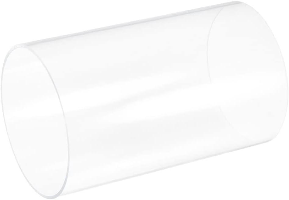 Acrylic Pipe Rigid Round Tube Clear 115mm ID 120mm OD 200mm, for Lamps and Lanterns Water Cooling System Water Cooling Pipe