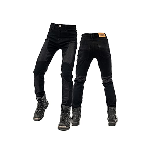 Pantalones De Montar A Caballo De Rider Off-Road Pantalones De Motocicleta for Hombre Con Armadura. Posición De Engranajes Protectores Ajustable (Xs-3xl, Hombres Y Mujeres)