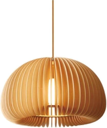 Lampe suspendue style chinois TQHGM en bois tisse pour ilot de cuisine chaleureux