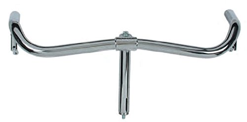 Manubrio CONDORINO Cromato in Acciaio Bici Olanda / Sport / Trekking / City Bike CON LEVE