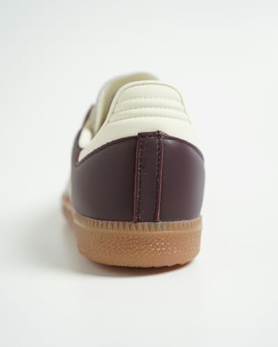 adidas Samba Og Women's Lace Up Retro Clasic Trainer Trainers (Maroon, US 10.5)4