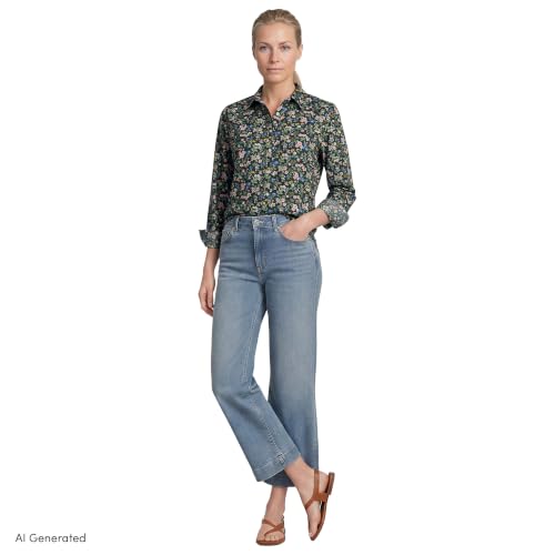 Image of Lands' End Women's Pinwale Cord Long Sleeve Shirt