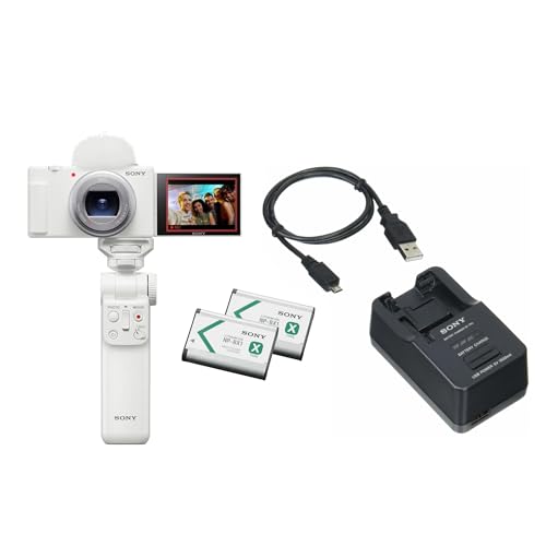 SONY(ソニー) 【ZV-1M2G と バッテリーチャージャー セット】 バッテリーを直接充電したい方に。ZV-1M2G ホワイト + BC-TRX