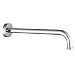 12-inch Rain Shower Arm with Flange, 1/2'' NPT, Chrome Finish