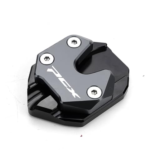 Évitez la Chute de Votre Honda PCX avec cette Extension Béquille Latérale CNC Grise