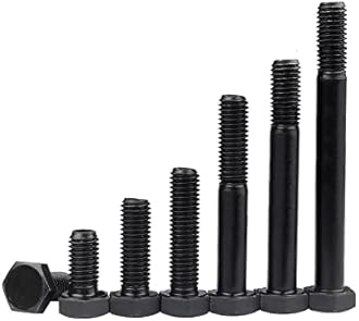 M12 Hex Bolt, 12.9 Grade High Tensile Alloy Steel, Outer Hexagonal Screws for Machinery Industry Fastener, (Partial Threaded) M12×150mm,1 pcs