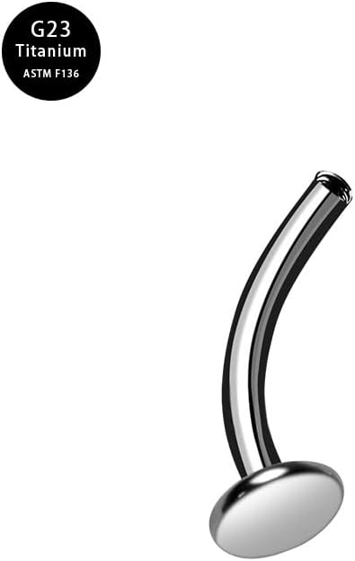 VCMART Floating Titanium Belly Button Ring G23 Titanium Internally Threaded Belly Button Piercing 14G Hypoallergenic Belly Rings for Women 8mm 10mm 12mm 14mm Short Long Belly Piercing Jewelry - Image 3