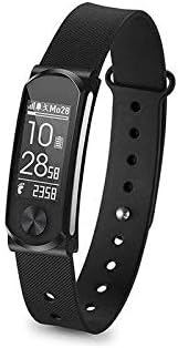 Q-Band Q-68HR Accurate Health & Fitness Tracker Watch, 100 Hours Heart Rate Monitor, Bluetooth Activity Tracker, Sunlight Readable Scratch-Resistant Big Screen, Pedometer Band