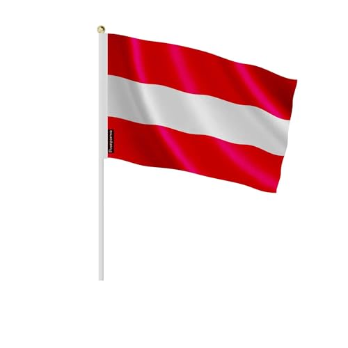 Mini drapeau l'Autriche 30x45cm en lot de 100 pièces pour supporters