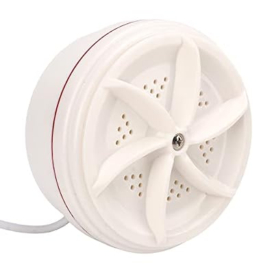 Omquot Mini Ultrasonic Washing Machine, Portable Automatic Cleaning for Home, Student Dormitory ABS 1kg