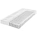 Produktbild Frankenstolz 7-Zonen-Tonnentaschenfederkern-Matratze Komfort Med T H2 mittel 180x200 cm (2 Kerne, Durchgehender Bezug)