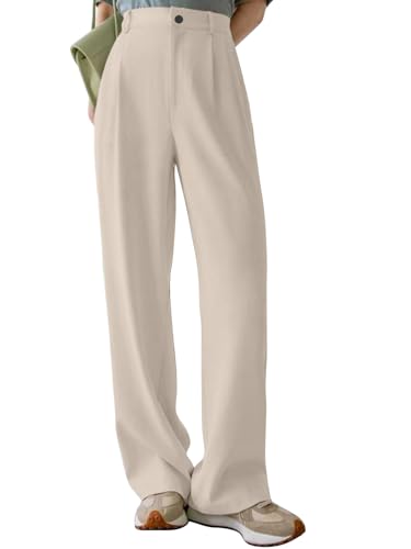 Pantalon de bureau stretch et confortable en coton Toochki coupe droite ajustée